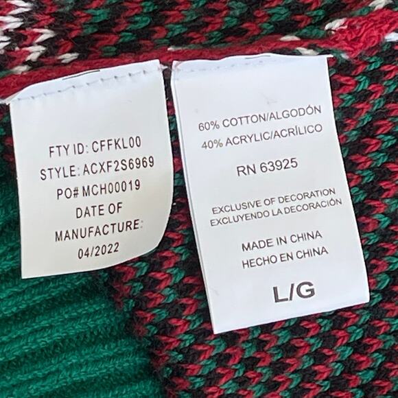 Ugly Christmas Sweater Lonely Island Holiday Elf D*ck In A Gift Box Size Large - Picture 5 of 5